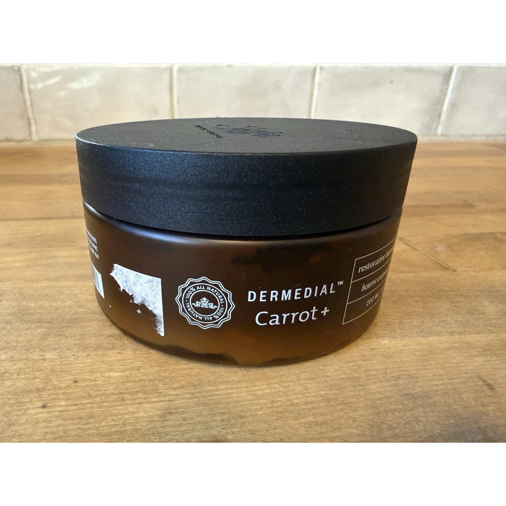 Saje Natural Wellness Body Butter Dermedial Carrot Scent 6.8‎ oz New Jar